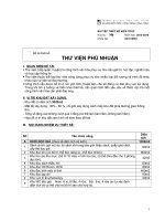 ĐỀ ĐỒ ÁN THƯ VIỆN 9 TUẦN