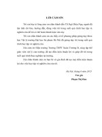 XÂY DỰNG và tổ CHỨC dạy học CHỦ đề TÍCH hợp “ô NHIỄM TIẾNG ồn” ở TRUNG học PHỔ THÔNG 