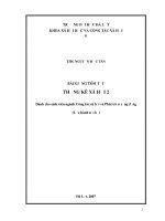 Bài giảng thống kê xã hội 2