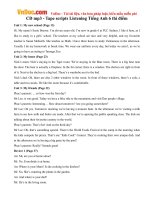 CD mp3 - Tape scripts Listening Tiếng Anh 6 thí điểm