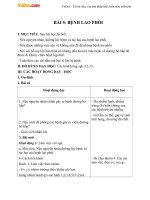 Giáo án Tự nhiên xã hội 3 bài 5