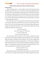 Phân tích bài thơ Quy hứng của Nguyễn Trung Ngạn