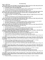 Bộ đề trắc nghiệm môn đường lối 