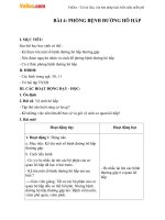 Giáo án Tự nhiên xã hội 3 bài 4