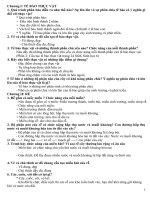 Đề cương ôn tập HKI Sinh học 6