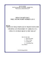 BÁO cáo THỰC HÀNH NGHỀ NGHIỆP lần 2