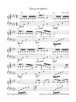 Tâm sự với người lạ Sheet piano