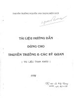 TÀI LIỆU HƯỚNG DẪN DÙNG CHO THUYỀN TRƯỞNG VÀ CÁC SỸ QUAN