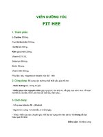 Viên dưỡng tóc fithee  Happy Health