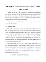 Dự án kinh doanh quán cafe kem toothless