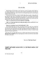 thiết kế hệ dẫn động băng tải gồm có hộp giảm tốc hai cấp bánh răng côn trụ răng thẳng và bộ truyền xích 