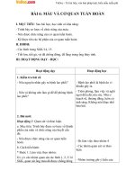 Giáo án Tự nhiên xã hội 3 bài 6