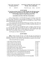 QUYẾT ĐỊNH Về việc kiện toàn Ban Chỉ đạo và Tổ đầu mối giúp việc triển khai áp dụng  Hệ thống quản lý chất lượng theo Tiêu chuẩn TCVN ISO 9001:2008  vào hoạt động cơ quan Sở Công Thương Thanh Hóa