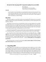 Đề xuất mô hình ứng dụng CNTT trong doanh nghiệp nhỏ và vừa (SME)