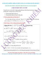 CHUYÊN ĐỀ ÁP DỤNG PHƯƠNG PHÁP ĐÁNH GIÁ VÀO GIẢI HỆ PT