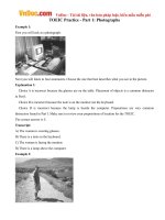 TOEIC Practice - Part 1: Photographs