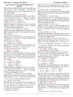 Bài tập Vật lý lớp 12 chương 1: Dao động cơ