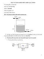 báo cáo thí nghiệm điều khiển quá trình BKHN