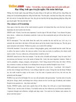 Học tiếng Anh qua truyện ngắn: Sắc màu tình bạn