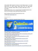 Kho tài liệu luyện thi đại học đầy đủ