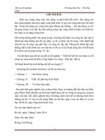 Do an tốt nghiệp ngành trắc địa : Thiết kế lưới đo cao phục vụ thi công các công trình tại Khu Công Nghệ Cao Láng – Hòa lạc