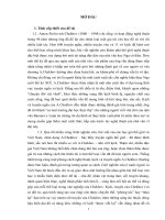 Luận án hiện tượng giao thoa thể loại trong sáng tác của a chekhov ( qua khảo sát kịch và truyện ngắn) 