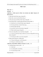 Đồ án tốt nghiệp ngành trắc địa ảnh : Ứng dụng hệ thống thông tin địa lý trong phân tích, đánh giá hiện trạng sử dụng đất tại xã Đông Yên, huyện Quốc Oai, thành phố Hà Nội