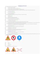 Đề thi lái xe máy bằng a1