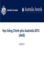 Học bổng Chính phủ Australia