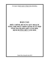 PHÁT TRIỂN KINH tế THANH hóa đến năn 2020