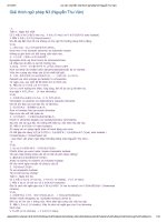 Giải thích ngữ pháp N3 N3級・文法（ベトナム語版）