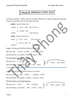 chuyen de HIĐROXIT LƯỠNG TÍNH   them