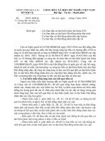 Hướng dẫn tổng hợp, báo cáo kết quả bầu cử