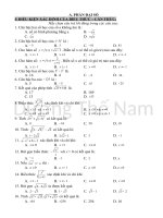 bộ câu hỏi trắc nghiệm toán lớp 9