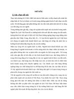 Khái quát hoạt động kinh doanh dịch vụ lưu trú,ăn uống và dịch vụ bổ sung của khách sạn intercontinental hanoi westlake 