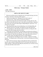 [TH-TIẾNG VIỆT 4] Phiếu ôn tập tiếng việt 4