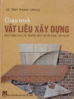 Giáo trình vật liệu xây dựng sách dùng cho các trường đào tạo hệ THCN   dạy nghề  phùng văn lự pdf
