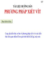 Bài giảng hướng dẫn về phương pháp xiết vít