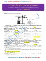 LÝ THUYẾT HÓA HỌC VÀ BÀI TẬP ÔN THI PHPTQG