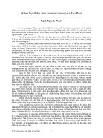 Khoa học thần kinh (neurosciences) và đạo Phật