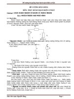 Đề cương bài giảng thực hành mạch điện cơ bản 