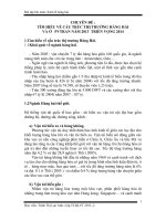 TÌM HIỀU về cấu TRÚC THỊ TRƯỜNG HÀNG hải và ở  PVTRAN năm 2013  TRIỂN VỌNG 2014 