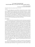 LỰA CHỌN GIẢI PHÁP HỖ TRỢ DOANH NGHIỆP NHỎ VÀ VỪA VIỆT NAM VƯỢT QUA KHỦNG HOẢNG