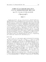 NGHIÊN CỨU XÁC ĐỊNH LIỀU LƯỢNG TỐI ƯU CỦA CÁC CHẾ PHẨM THẢO DƯỢC TRÊN GÀ ĐẺ