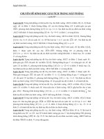 CHUYÊN ĐỀ HÌNH HỌC GIẢI TÍCH TRONG MẶT PHẲNG