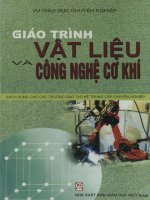 Giáo trình vật liệu và công nghệ cơ khí  sách dùng cho các trường đào tạo hệ trung cấp chuyên nghiệp  hoàng tùng pdf