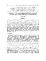 TẬP HỢP VÀ CÙNG BIỂU HIỆN NHIỀU GENE MÃ HÓA CHO NHIỀU ENZYME CHỊU NHIỆT TRONG E. COLI, ỨNG DỤNG TRONG SINH CHUYỂN HÓA IN VITRO