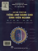Giáo trình tiếng anh dành cho sinh viên ngành sinh học  english for students of biologykiều hữu ảnh pdf