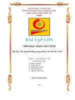 bai tập lớn mạng máy tính
