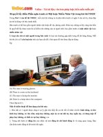 Bí quyết lấy điểm Phần nghe tranh có Một hoặc Nhiều Nhân Vật trong bài thi TOEIC